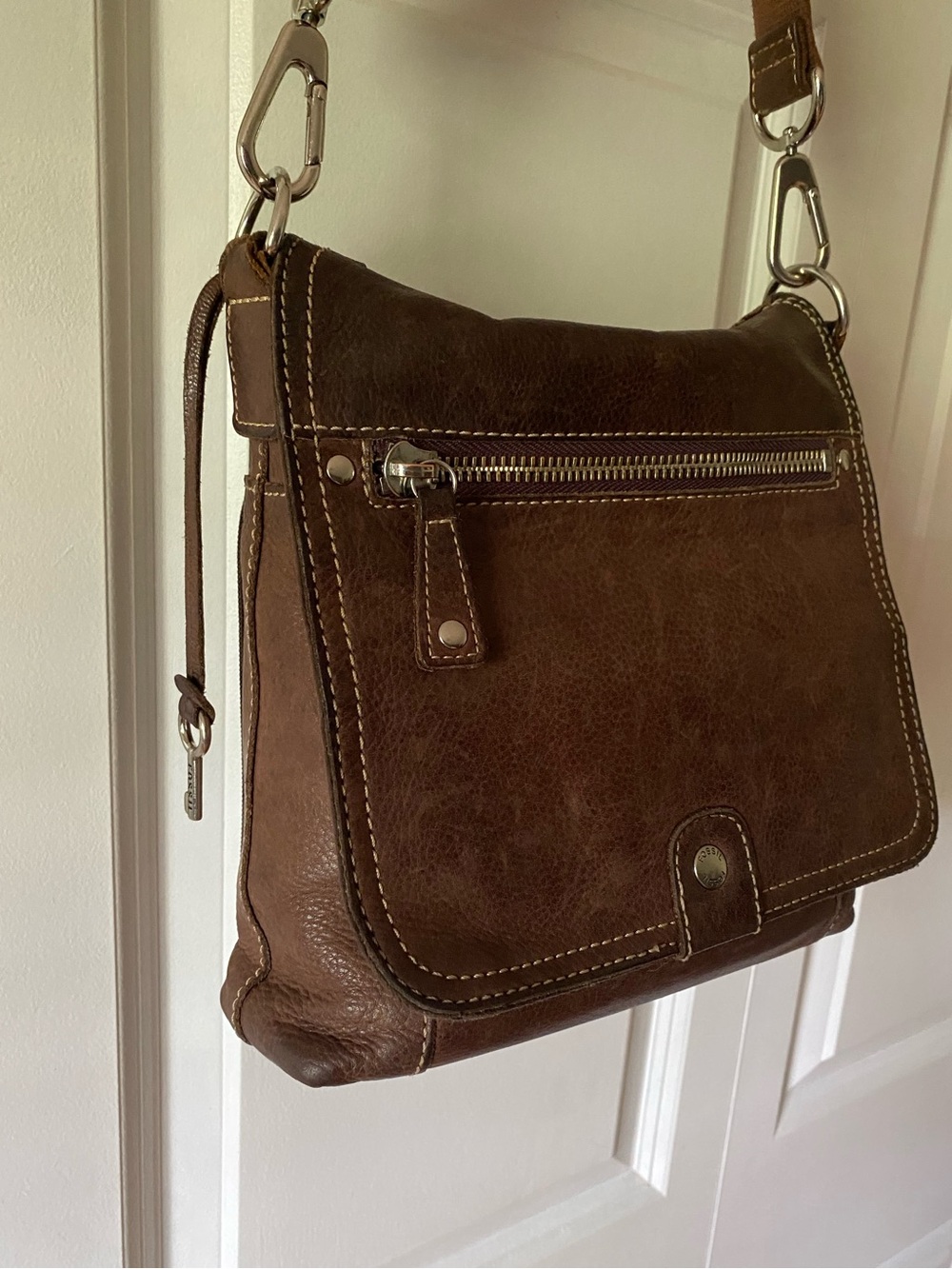 🌻Fossil Leather Crossbody/Organizer Bag 🌻